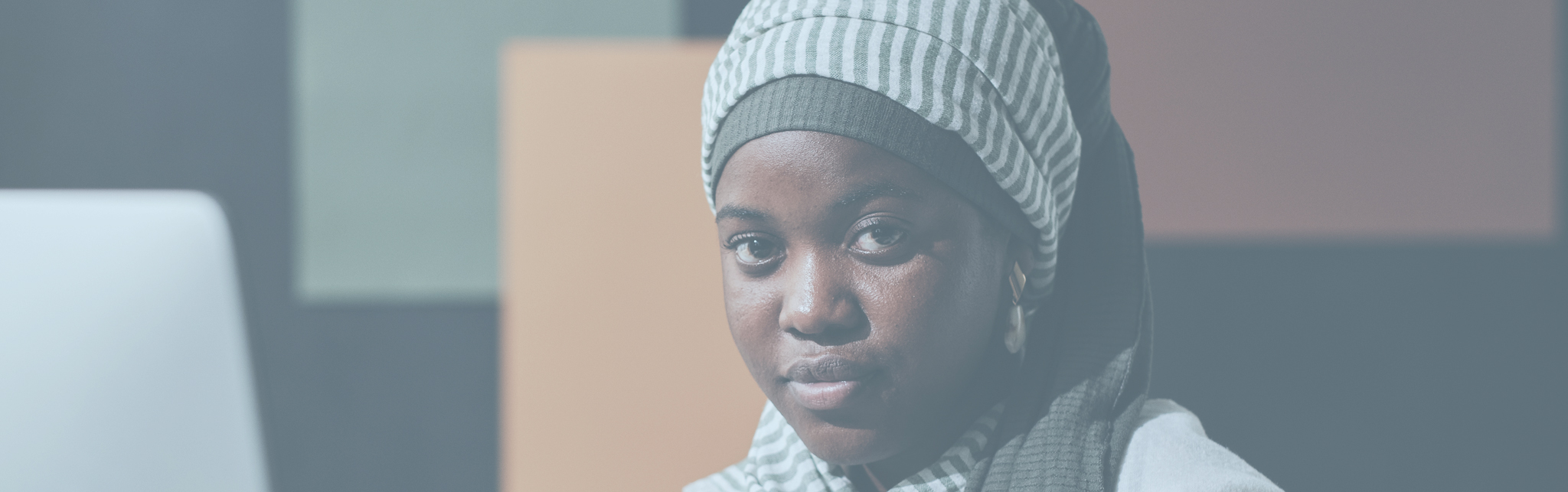 illustration two people on video meetings on computers